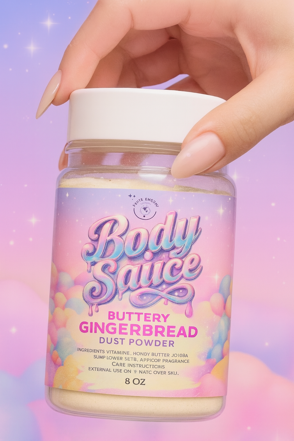 Baked Buttery Bubbly Bath Milk Scented  Powder