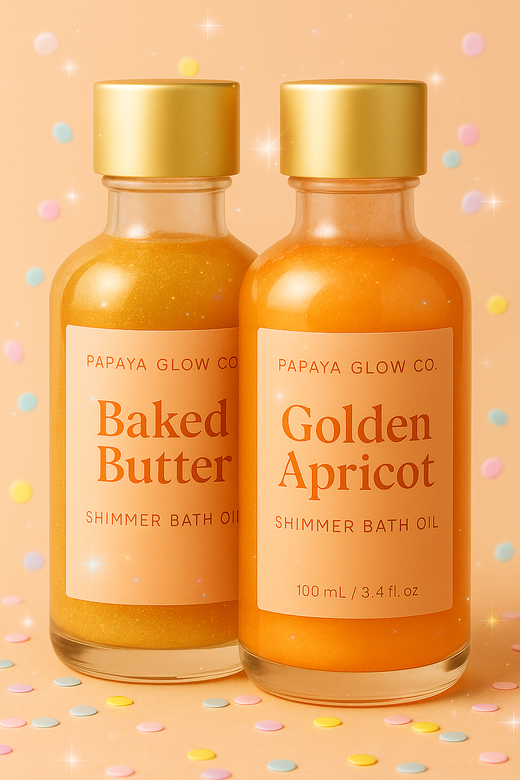 Baked Buttery Cookie Self-Care Trio | Bath Milk Powder + Body Oil + Bath Perfume Oil Bundle